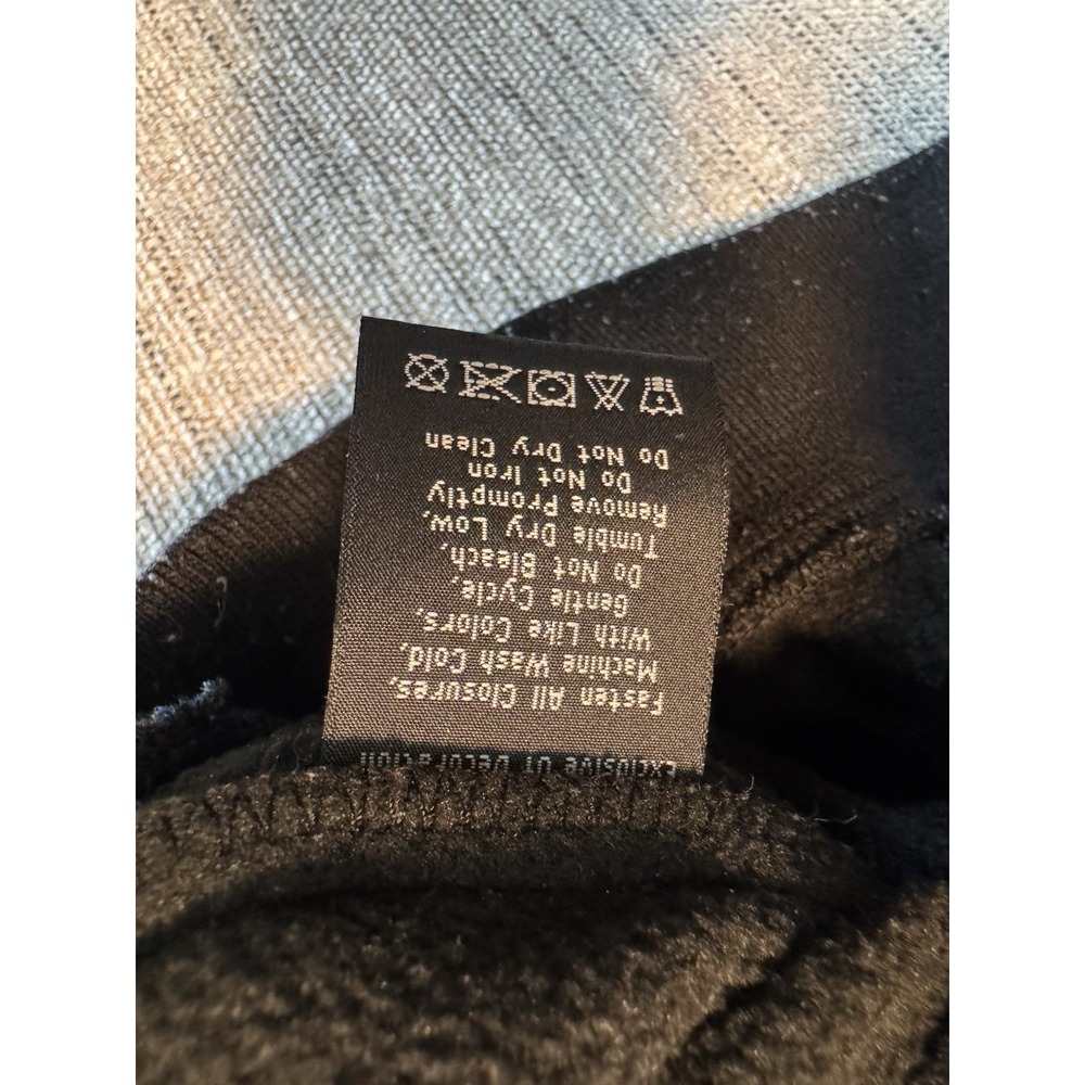 Bebe Jacket Womens Small Black Gray Sport Full Zip Bomber Fleece Activewear Lady - Picture 12 of 14